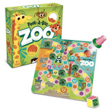 Zoo Dice Rolling Animal Board Game, Ages 3+ L9W2 - product image 1