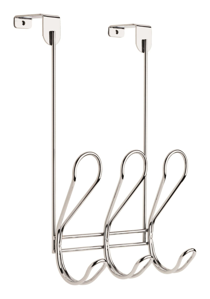Dolen Steel 3-Hook Over the Door Rail, Assorted Colours M7J0