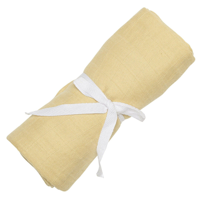 Cotton Muslin Baby Swaddle Blanket, Lemon S4E2