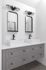 Breckenridge Single Handle High Arc Bathroom Sink Faucet, Push & Seal Drain, WaterSense Certified, Black Z8B3 - product image 4