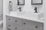 Breckenridge Single Handle High Arc Bathroom Sink Faucet, Push & Seal Drain, WaterSense Certified, Black Z8B3 - product image 5