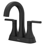 Vaneri 4-in Centreset Bath Faucet, Matte Black P2K2 - product image 1