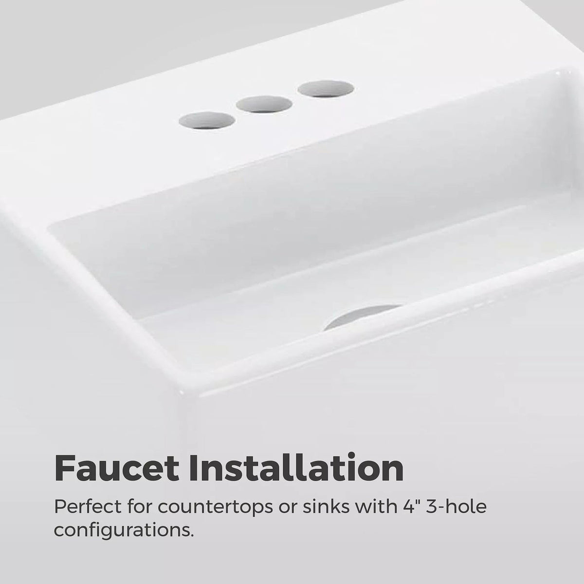 Vaneri 4-in Centreset Bath Faucet, Matte Black P2K2 - product image 7