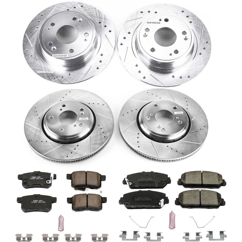 Z23 Evolution Sport Performance Brake Kit - Front & Rear (Part# K6000 - K16000) D6L4