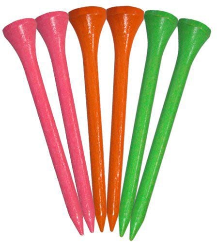 Biodegradable Hardwood Golf Tee, 2-3/4-in, 50-pk, Citrus Assorted Colours G5N4 - product image 1