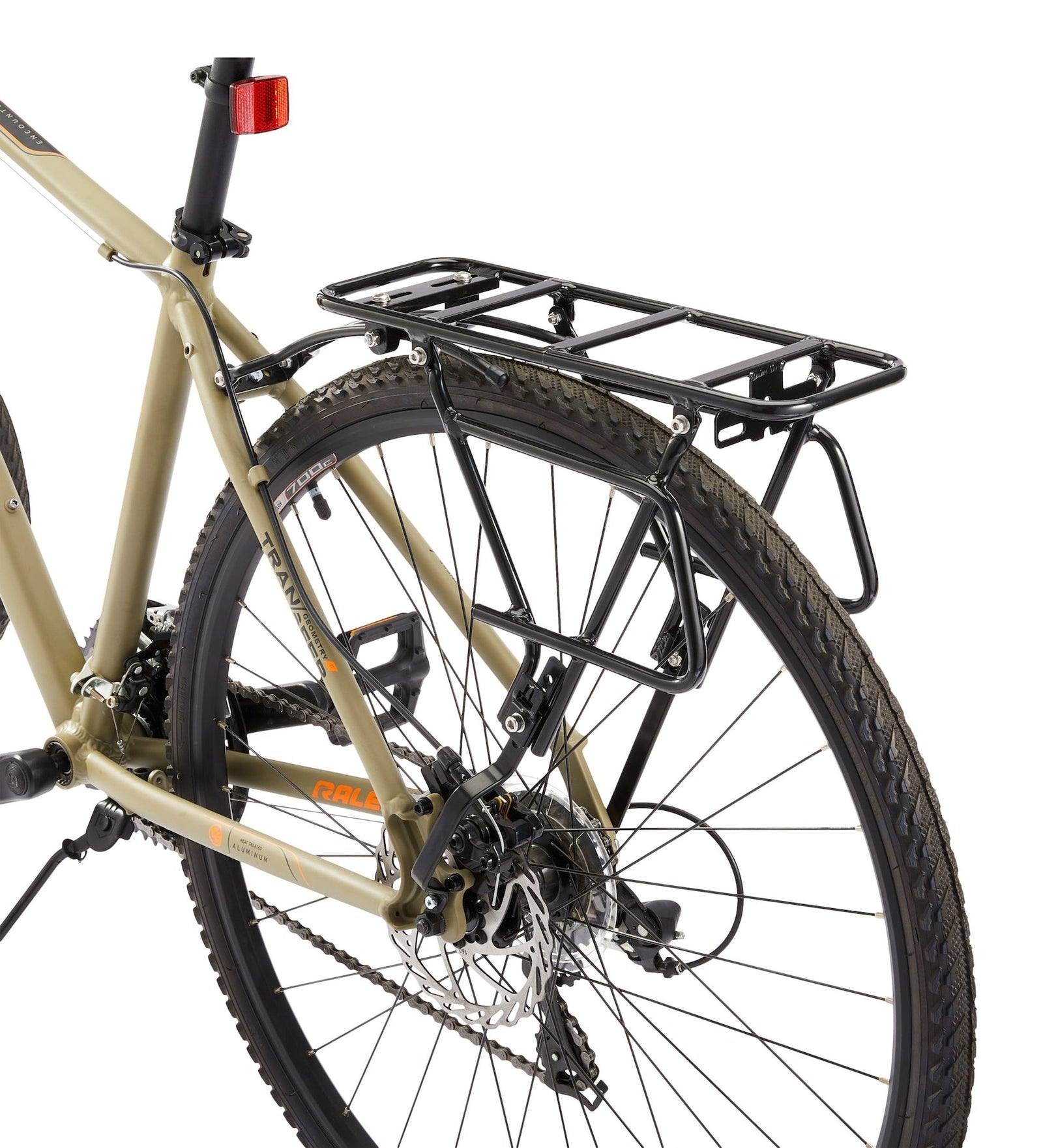 Adjustable Rear Bike Rack, Lightweight, Aluminum, Black T1R2 - product image 4