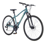 Encounter Hybrid Bike with Alloy Disc Brakes, 700C, Teal J2T3 - product image 1