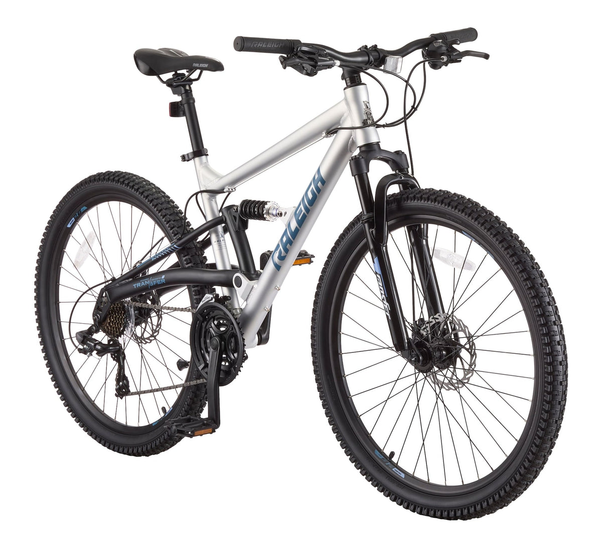 Tracker DS Mountain Bike with 21-Speed Shimano Shifting System, Silver N1A4 - product image 1