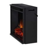 Flame Valmont Media Indoor Electric Fireplace TV Stand, 74-in, 1500W, Includes Remote Control & Firebox, Chestnut Oak I1X4 - product image 3