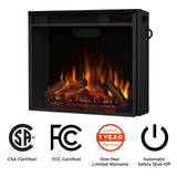 Flame Valmont Media Indoor Electric Fireplace TV Stand, 74-in, 1500W, Includes Remote Control & Firebox, Chestnut Oak I1X4 - product image 6