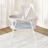 Baby Basics Infant Bassinet with Canopy, Grey G1Z8 - product image 1