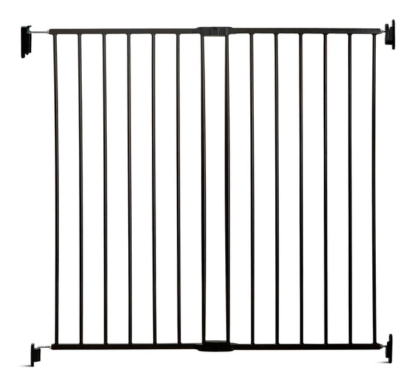 Top-of-Stairs Baby Gate, Black U0F8