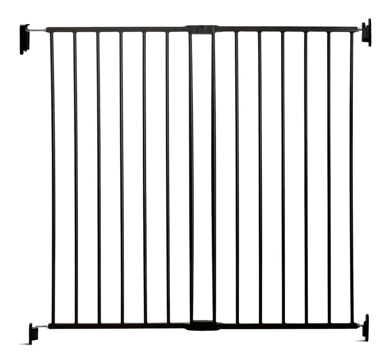Top-of-Stairs Baby Gate, Black U0F8