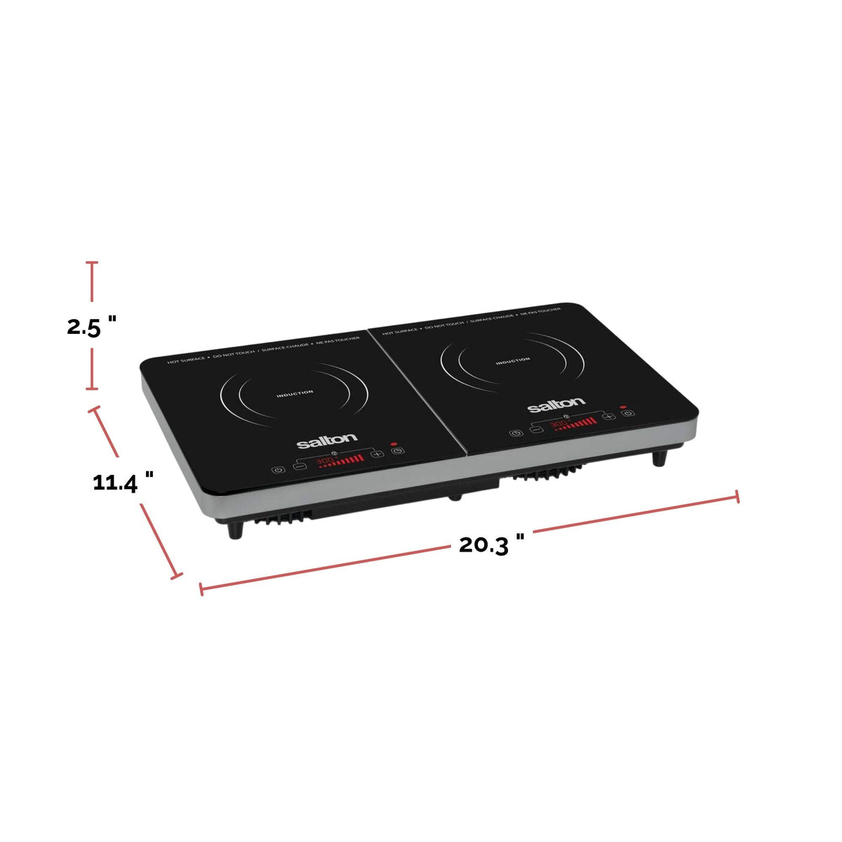 Double Induction Cooktop, LED Display & Touch control with 10 Power Settings Z9B8 - product image 5