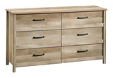Cannery Bridge 6-Drawer Double Dresser/Chest Bedroom Storage, Lintel Oak Finish T3H9 - product image 1