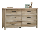 Cannery Bridge 6-Drawer Double Dresser/Chest Bedroom Storage, Lintel Oak Finish T3H9 - product image 2