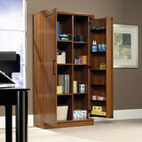 Homeplus 2-Door Storage Cabinet/Pantry with Adjustable Shelves, Sienna Oak Finish W7Y1 - product image 2