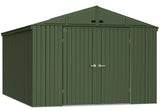 10x14-ft Green Corrosion-Resistant Lawn Care Storage Shed K2V1 - product image 2