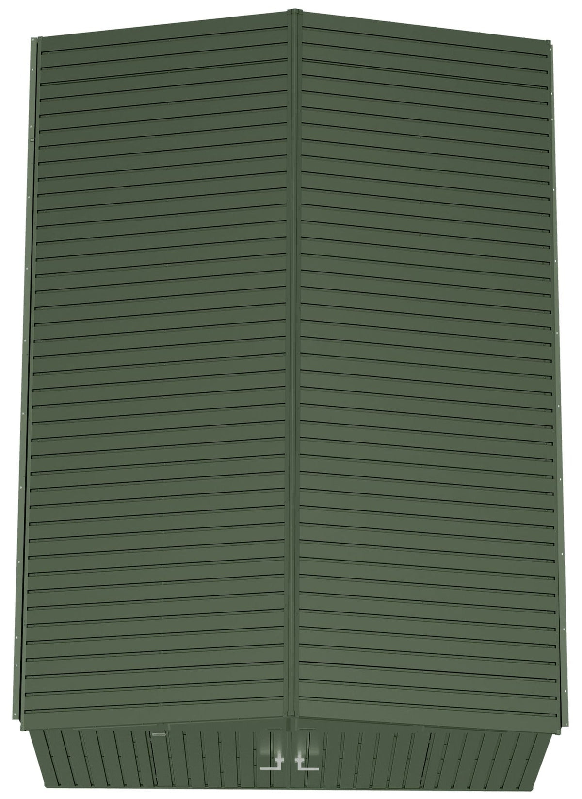 10x14-ft Green Corrosion-Resistant Lawn Care Storage Shed K2V1 - product image 3