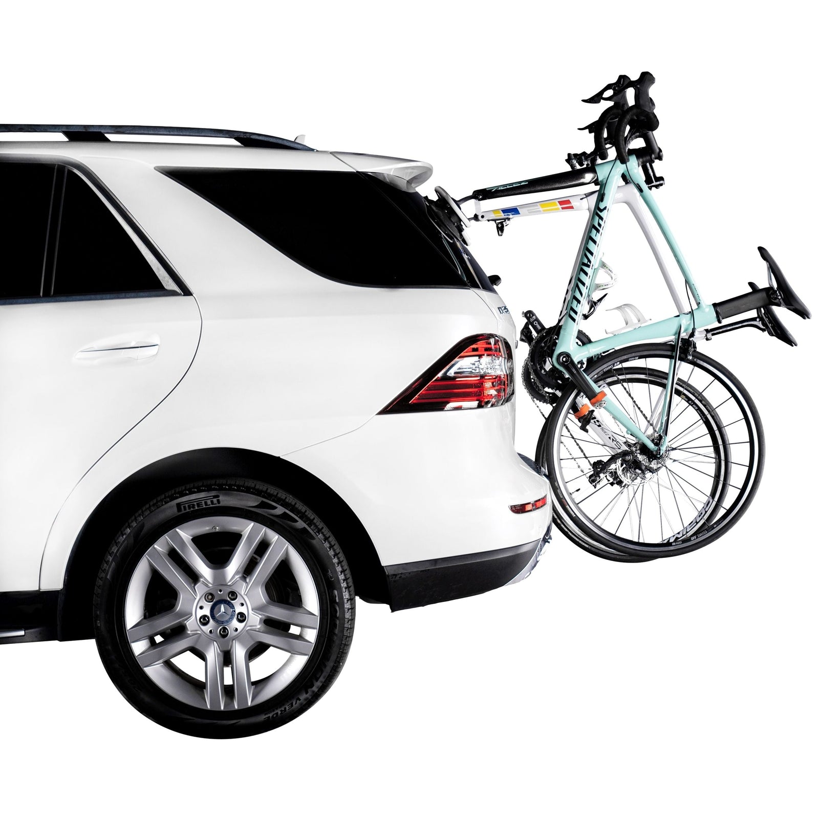 Mini Bomber MAX 2-Bike Fork-Mount Bike Carrier/Rack with HUSKE Plugs, Black V3L7 - product image 3