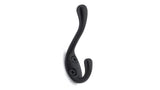 Single Hook, 3.5", Matte Black, 3pk F0I8 - product image 1