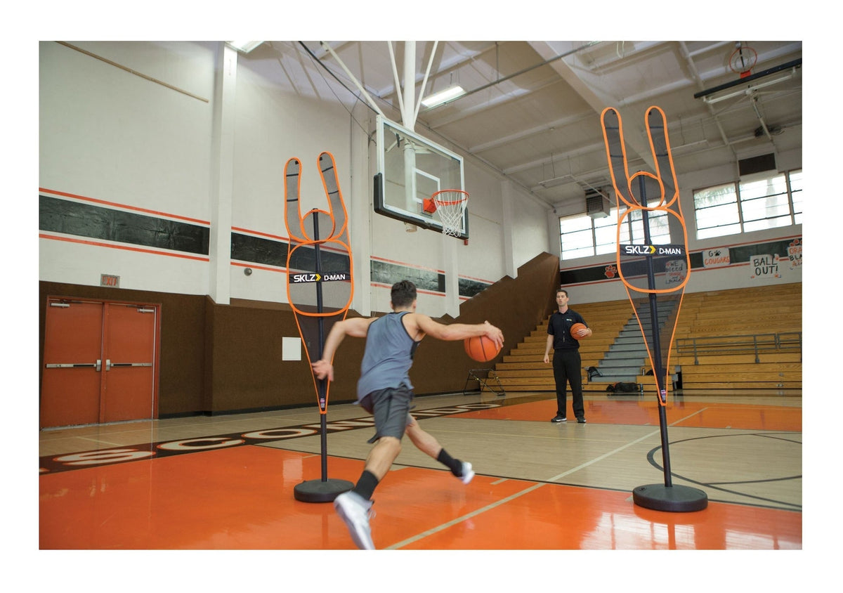 D-Man Portable Height-Adjustable Hands-Up Defensive Mannequin, Basketball Training Aid B6E7 - product image 8