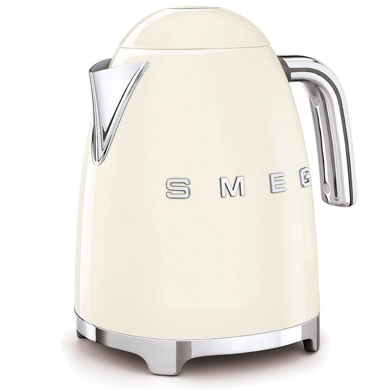 50s Retro Style Fix Temperature Countertop Kettle, 1400W, 1.7-L, Cream T0U5