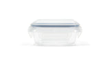 Clear Rectangular Clear Food Storage Container, Nestable, 250-mL X9F3 - product image 1