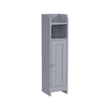 Home 6-Tier Dove Grey Cabinet with 5 Adjustable Shelves I2O2 - product image 1