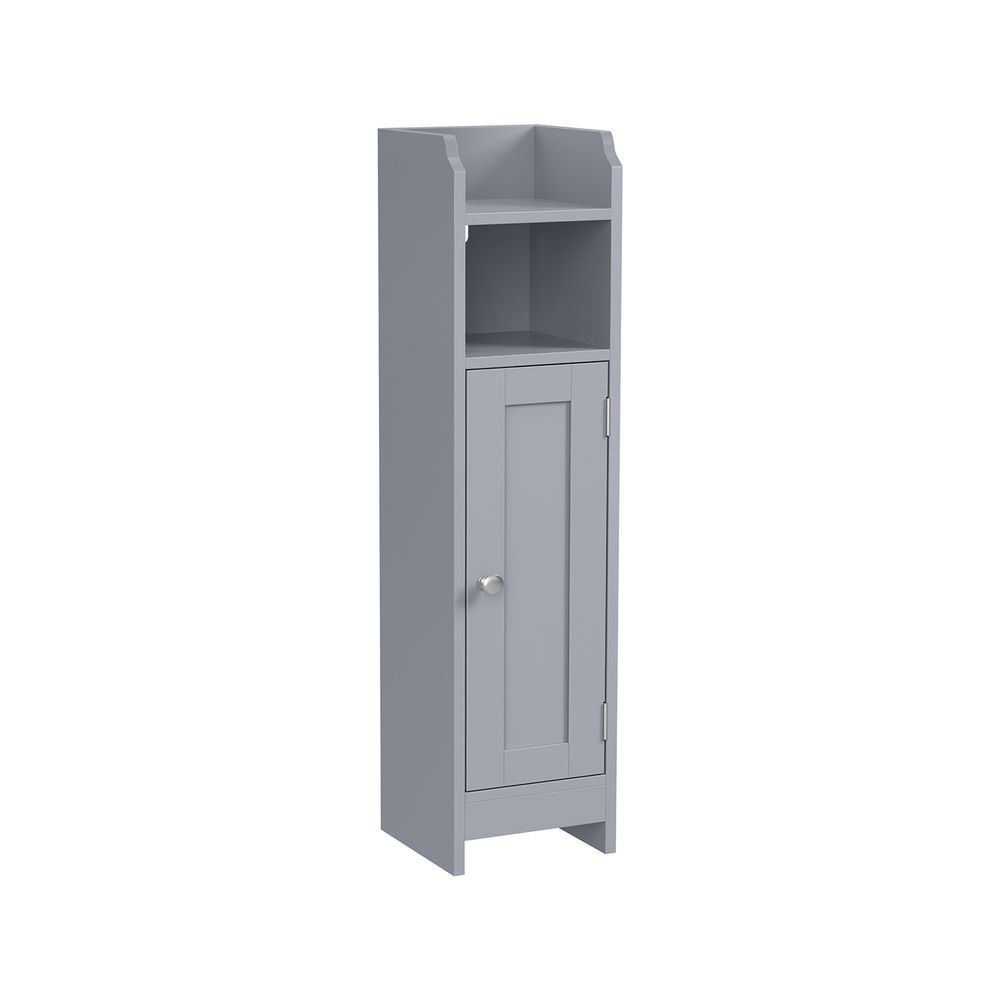 Home 6-Tier Dove Grey Cabinet with 5 Adjustable Shelves I2O2 - product image 1
