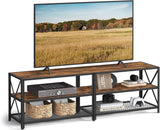 Home 70-in 3-Tier Industrial Greige/Black TV Stand B7P1 - product image 2