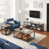Home 70-in 3-Tier Industrial Greige/Black TV Stand A1R9 - product image 5