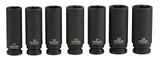 Pro 1/2-in Deep Impact Socket Set, Metric, 7-pc J9Y8 - product image 2