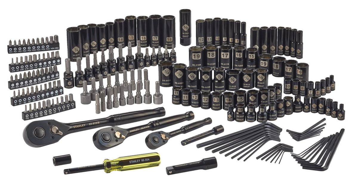 Professional Grade Black Chrome Socket Set, SAE/Metric, 197-pc L1X3 - product image 2