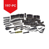 Professional Grade Black Chrome Socket Set, SAE/Metric, 197-pc L1X3 - product image 5