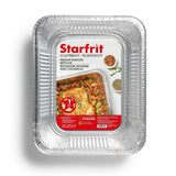 Medium Disposable Aluminum Rack Roaster with Board Lid X2U9 - product image 1