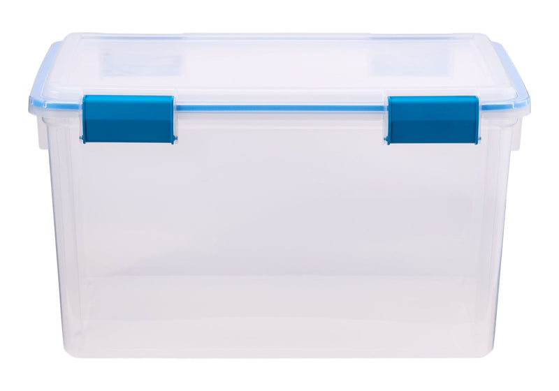 Clear Storage Box with Gasketed Lid, 51-L I2S2