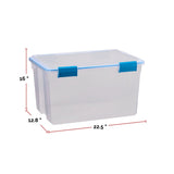 Clear Storage Box with Gasketed Lid, 51-L I2S2 - product image 4