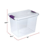 ClearView Storage Box with Latched Lid, 26-L P4K1 - product image 3