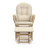 Hoop Glider and Ottoman, Natural/Beige Z2S6 - product image 1