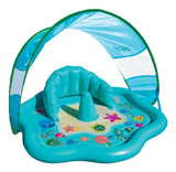 School Inflatable Baby Splash Mat with Canopy, 28-in, Ages 6-18m P4L4 - product image 1