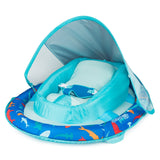 Floating UV-Protected Infant Spring Float with Handles & Sunshade, Shark Design, Ages 3-9 months B7Y4 - product image 1