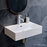 Claire Rectangle Wall-Mount Bathroom Sink, 24-in H2E7 - product image 6