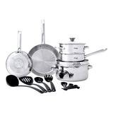 Cook and Strain Stainless Steel Cookware Set, 15-pc K4H9 - product image 1