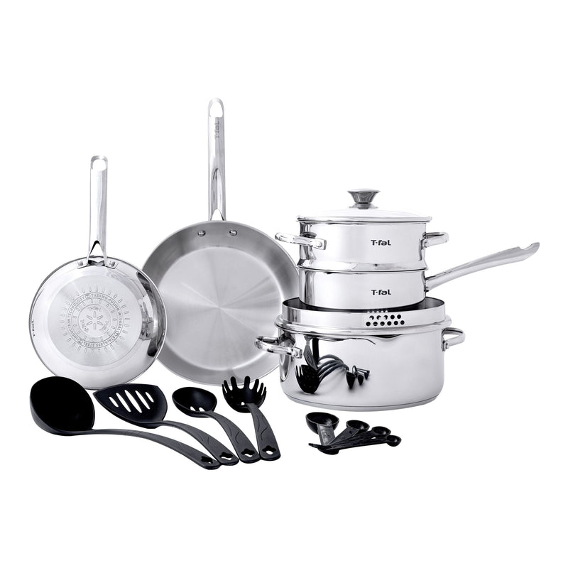 Cook and Strain Stainless Steel Cookware Set, 15-pc K4H9