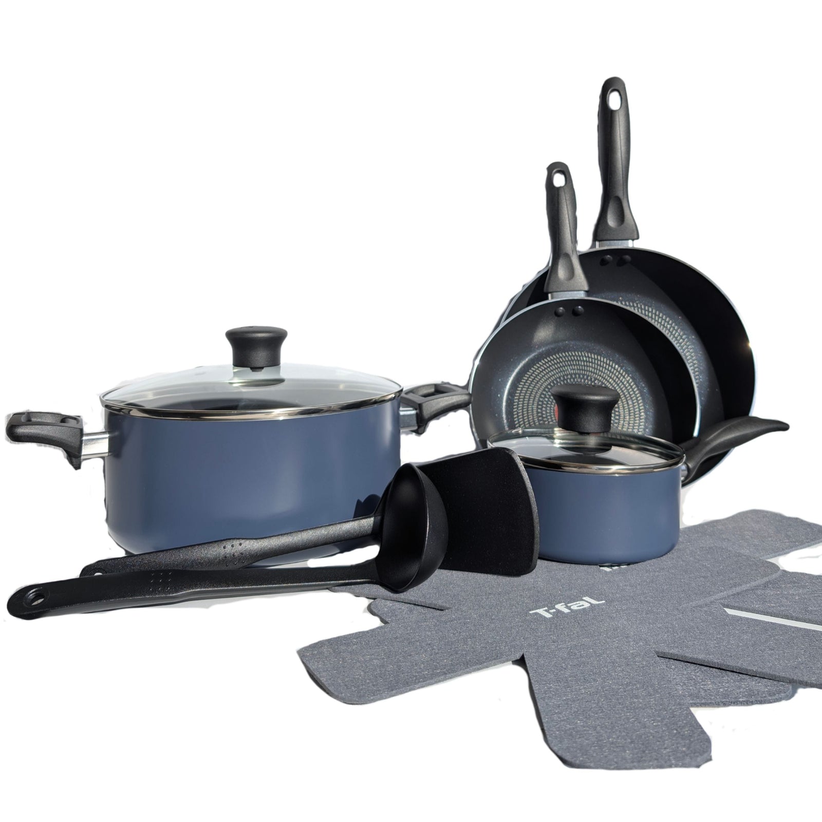 Viva Aluminum Non-Stick Cookware Set, Blue, 10-pc G6R5 - product image 4