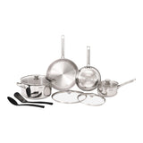 Viva Stainless Steel Cookware Set, Dishwasher & Oven Safe, Pots and Pans Set, 10-pc Z0Y7 - product image 1