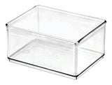 The Home Edit by iDESIGN Clear Stackable Medium Shallow Organizing Storage Bin, 1.2-L I2V8 - product image 1
