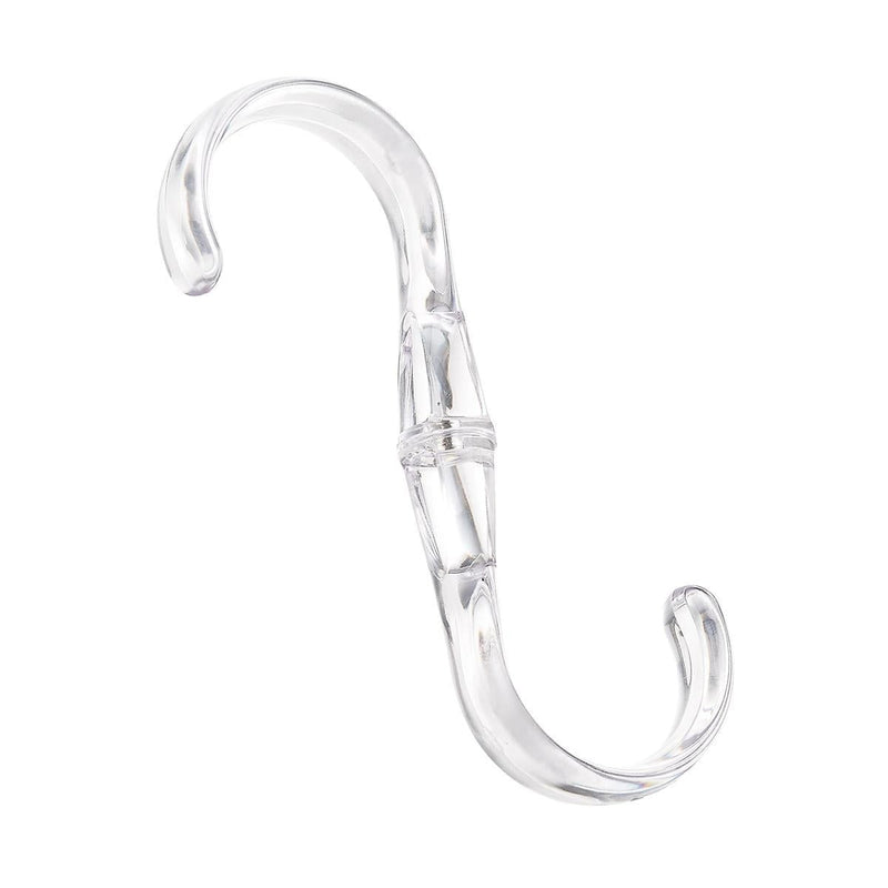 The Home Edit Clear Hanging S Hook, For Closet Organization W1Z7