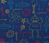 Kids Standard Insulated Soft Reusable Lunch Bag, Robot Doodles U3F5 - product image 1